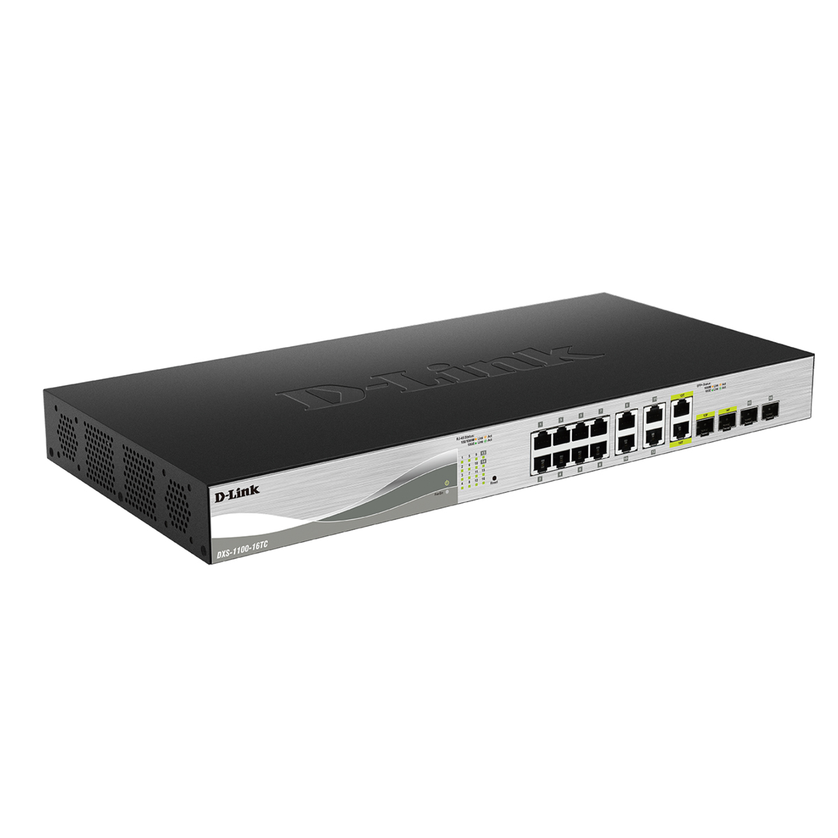 سوئیچ شبکه 14 پورت + 2 پورت +SFP دی لینک مدل DXS-1100-16TC-3